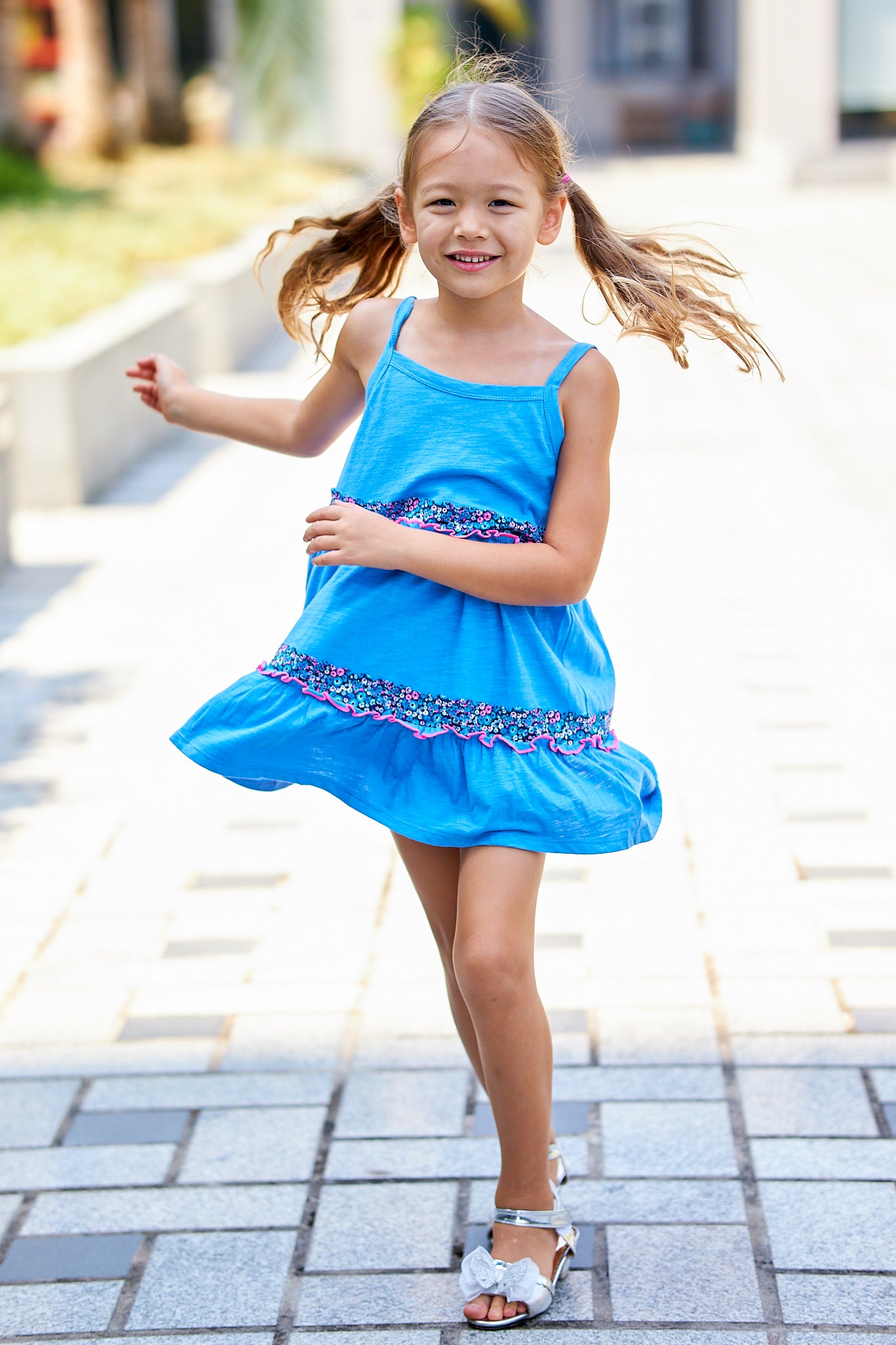 Kids Tank Tiered Dress