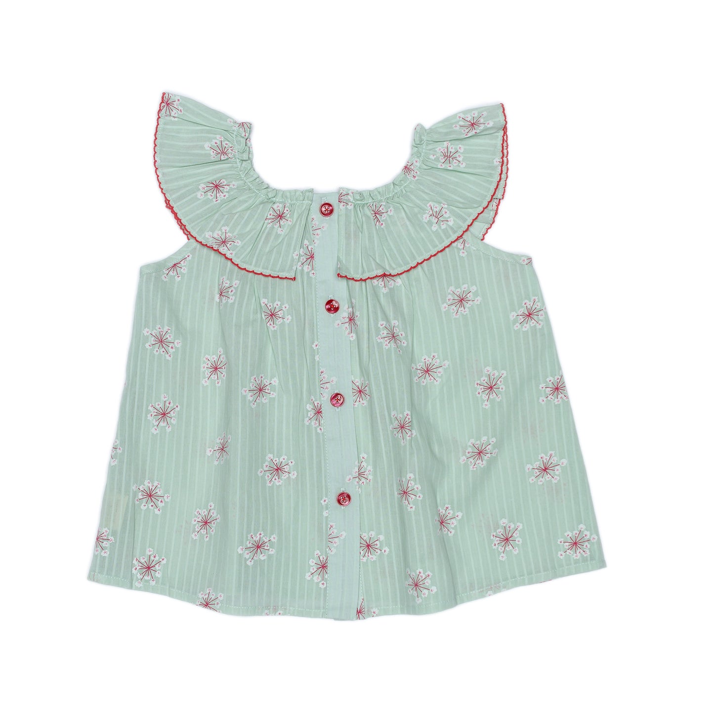 Kids Ruffle Collar Top