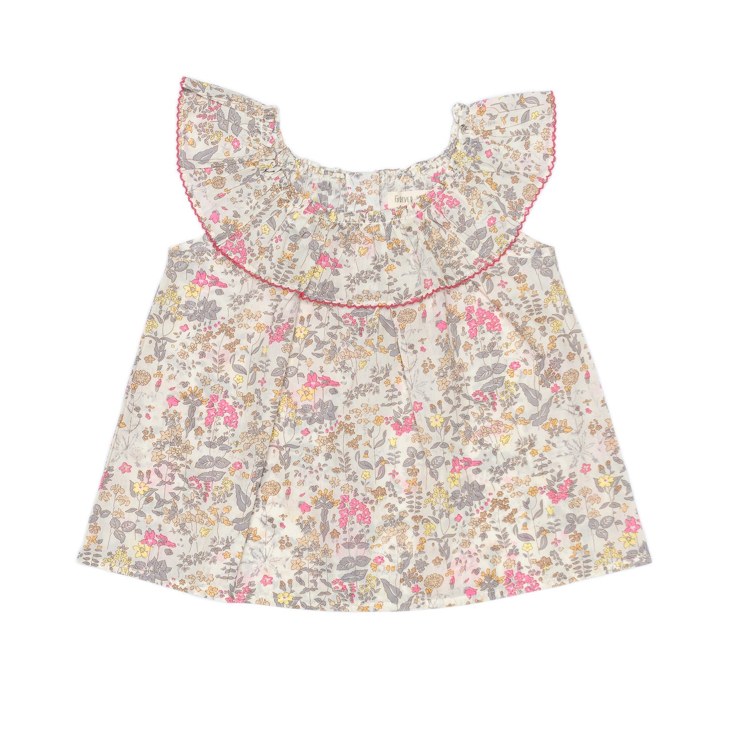 Kids Ruffle Collar Top