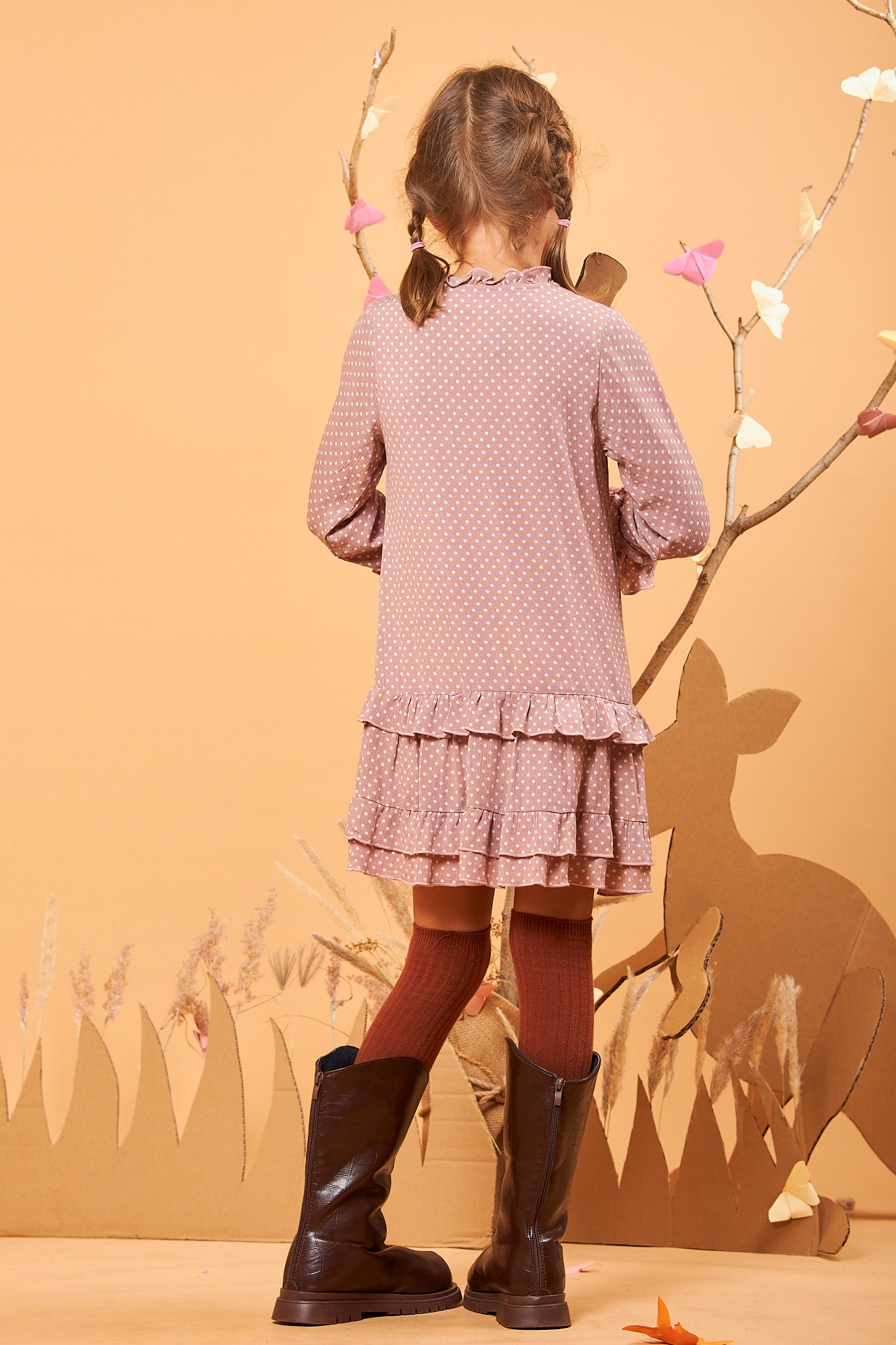 Kids Ruffle Shift Dress