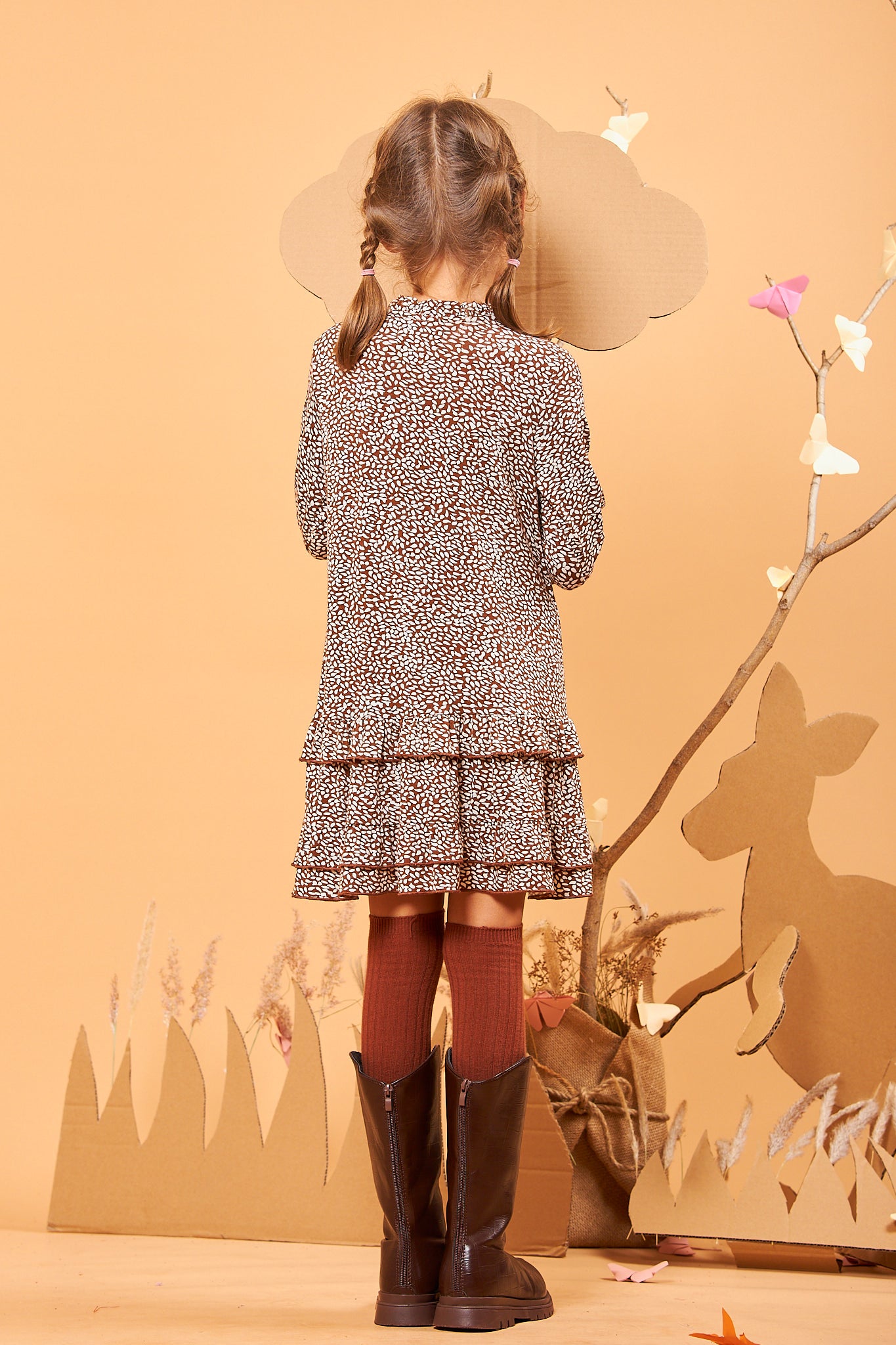 Kids Ruffle Shift Dress