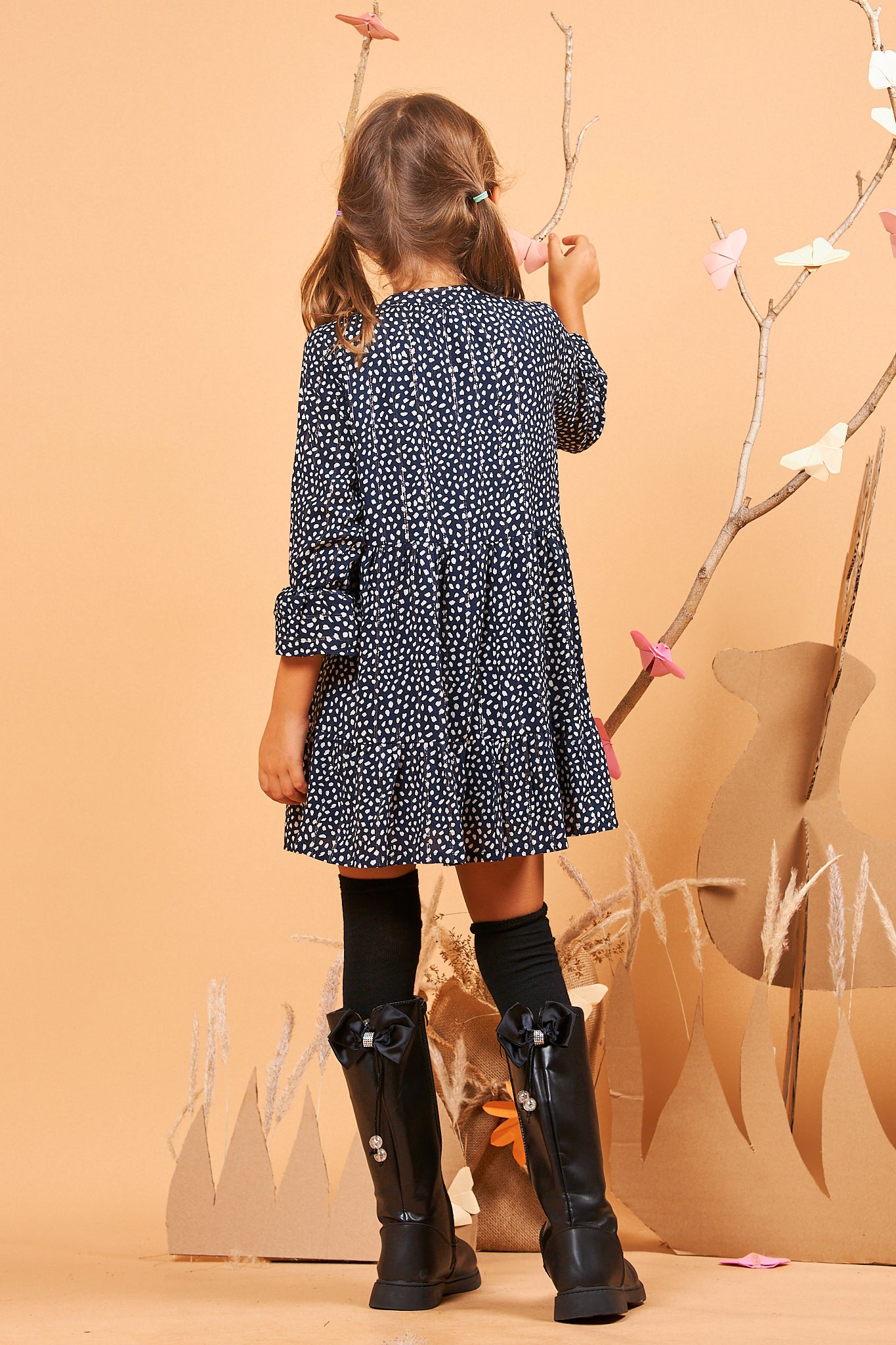 Kids Ruffle Shift Dress