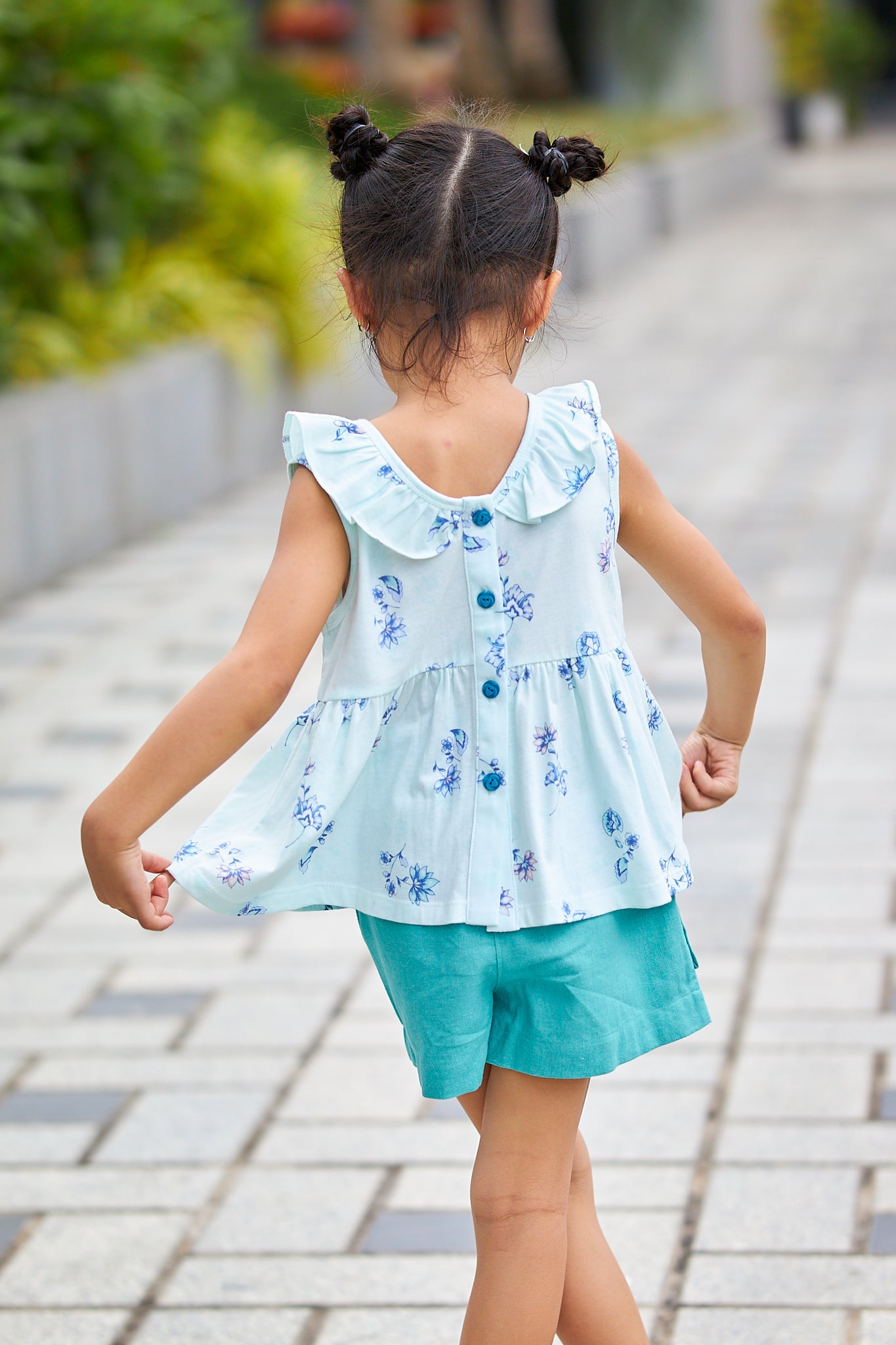 Kids Peter Pan Collar Top