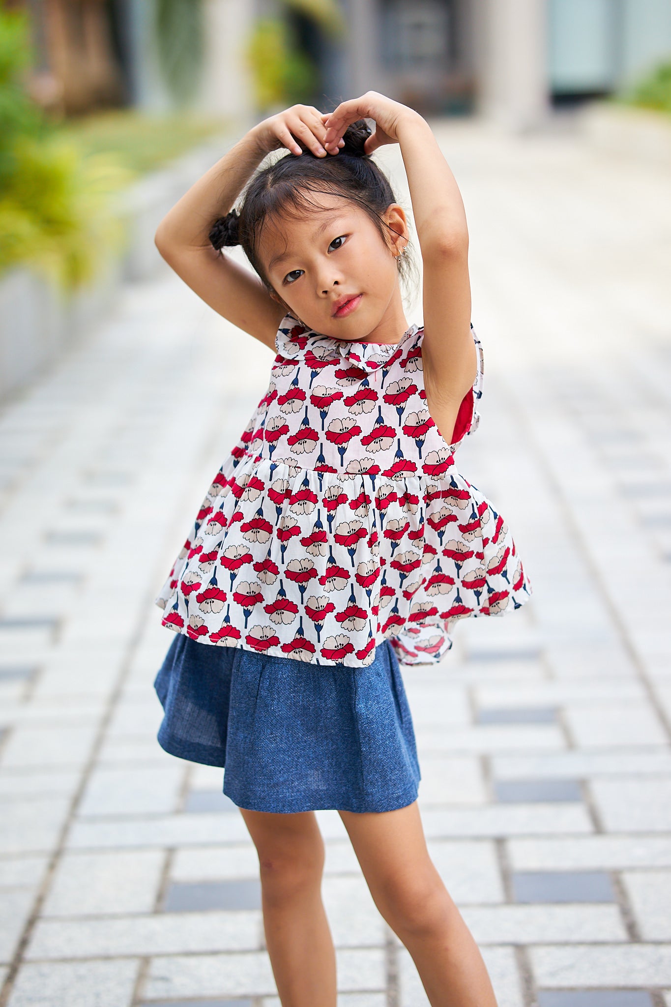 Kids Peter Pan Collar Top