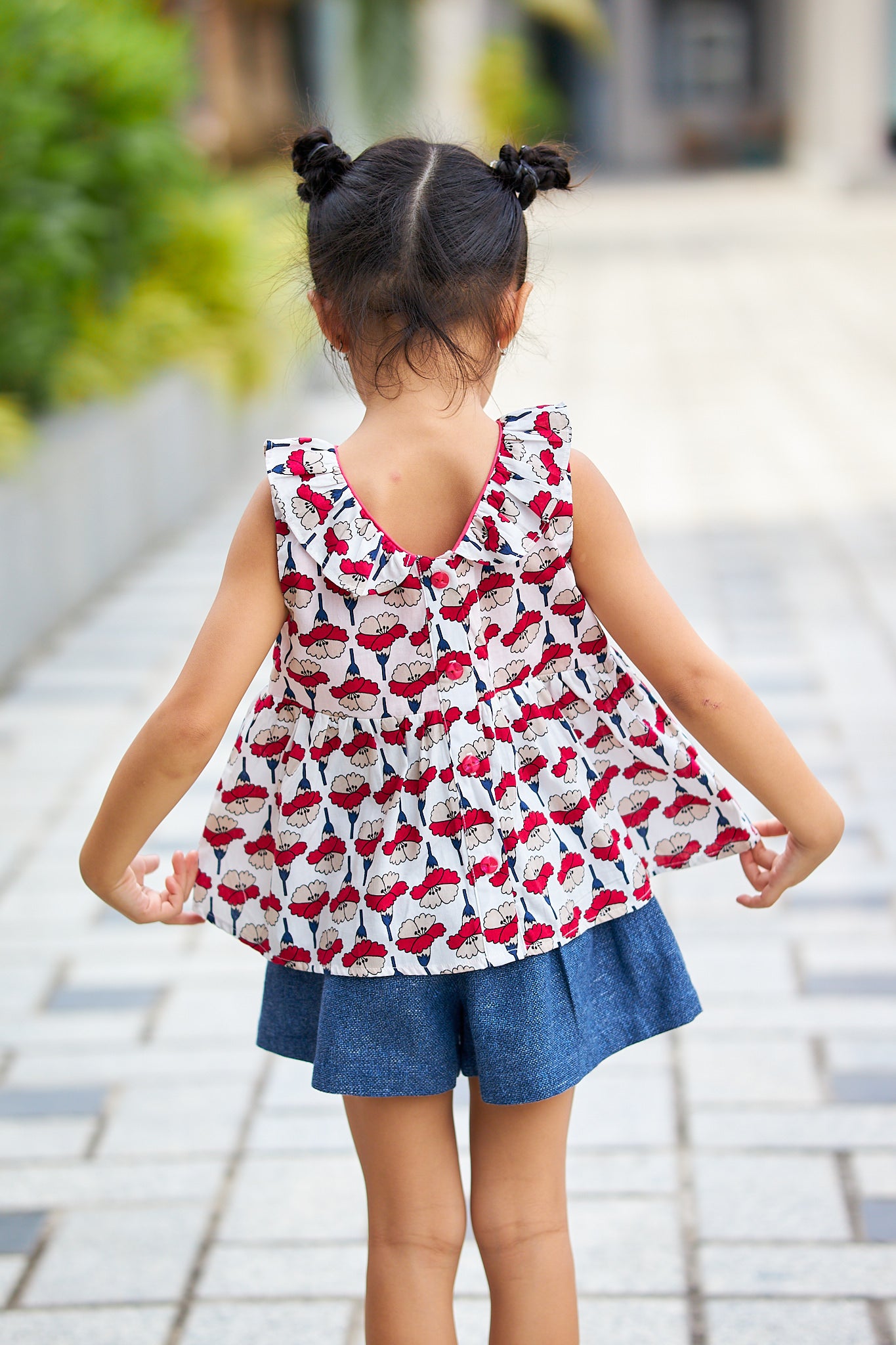 Kids Peter Pan Collar Top