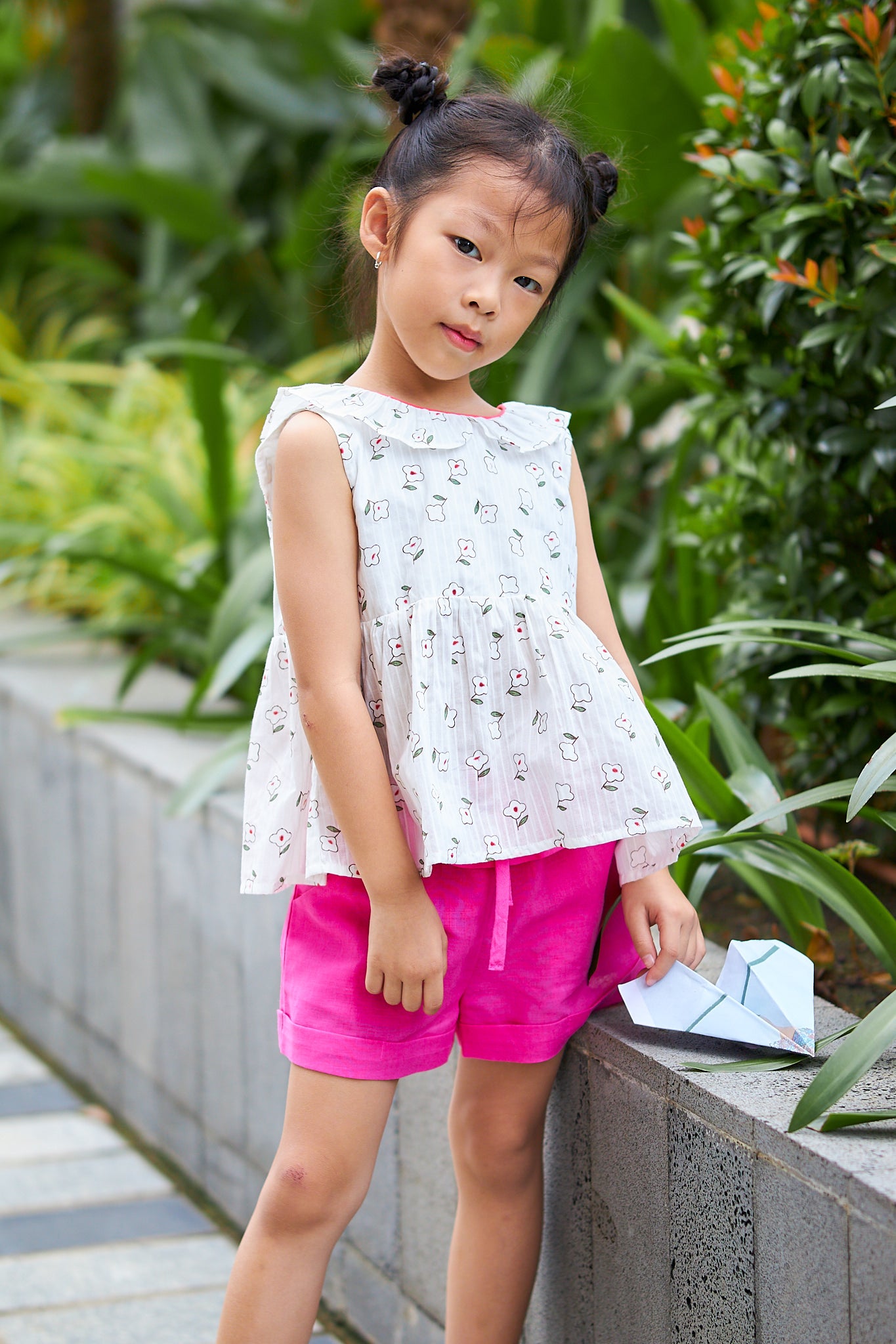 Kids Peter Pan Collar Top