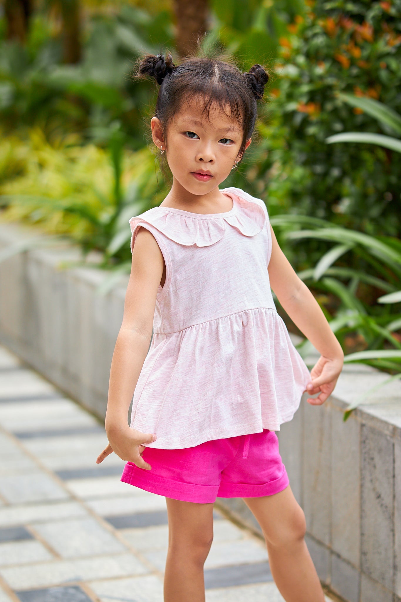 Kids Peter Pan Collar Top