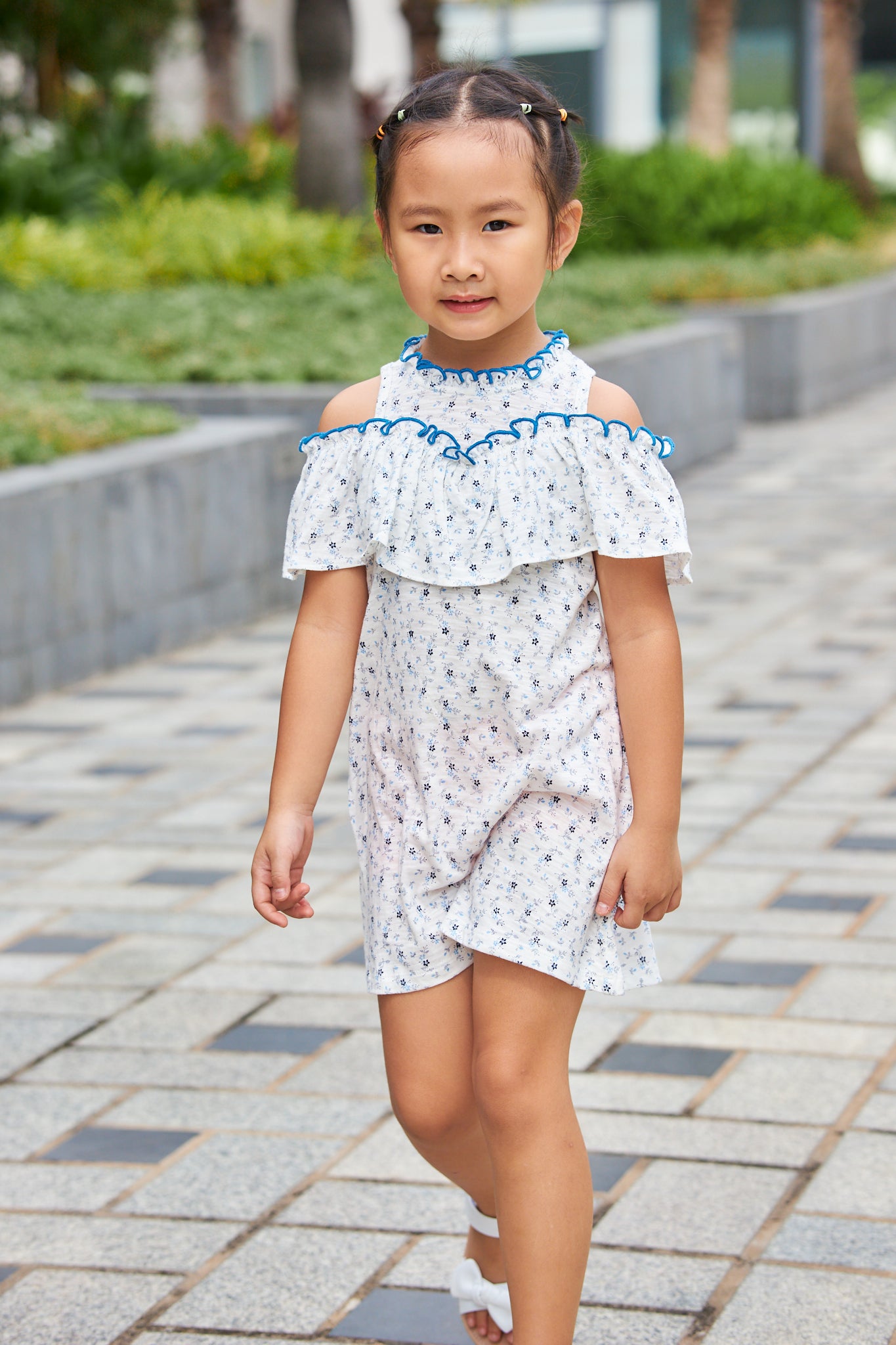 Kids Off Shoulder Dress