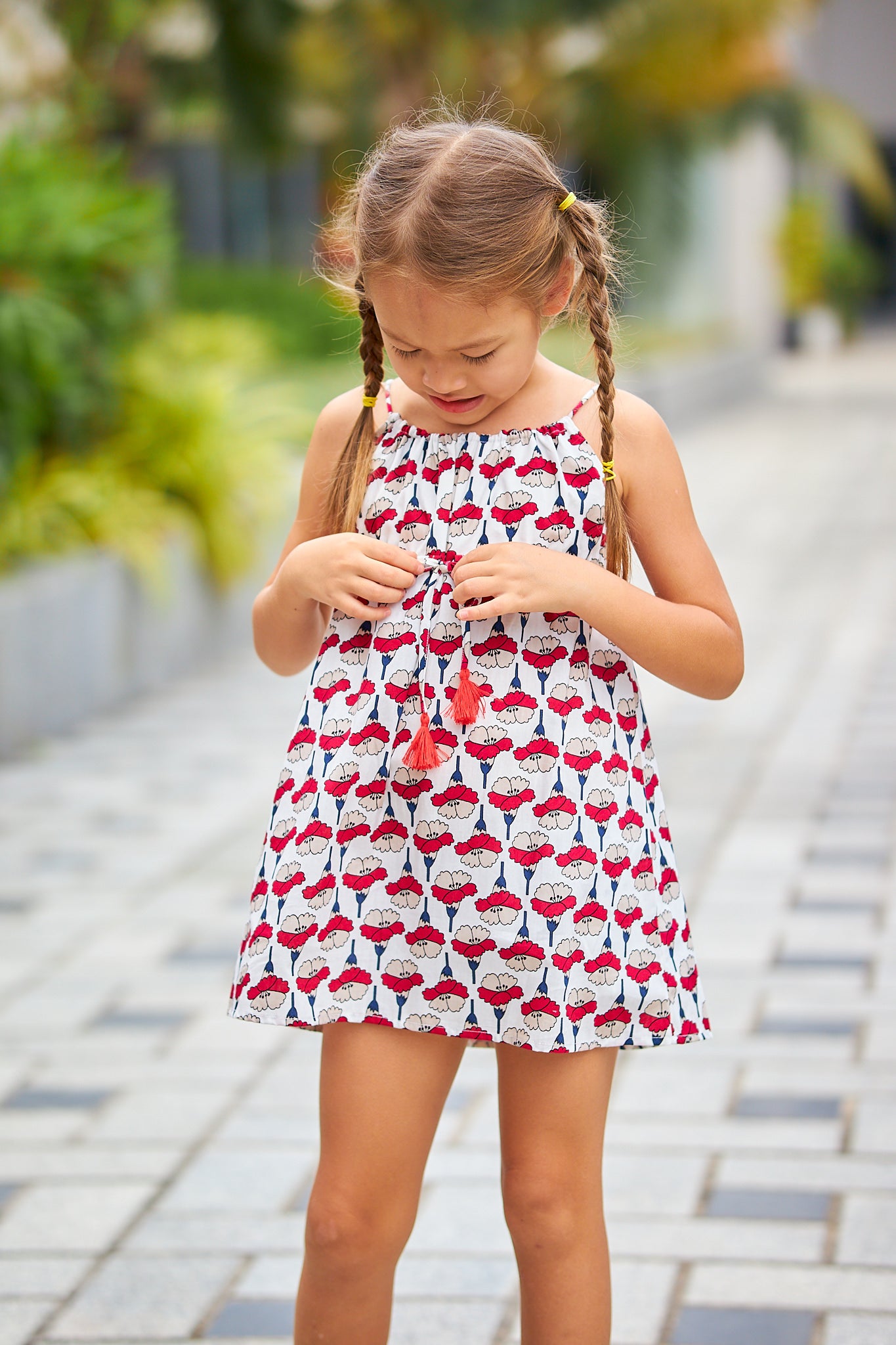 Kids Tank Tassle Dress