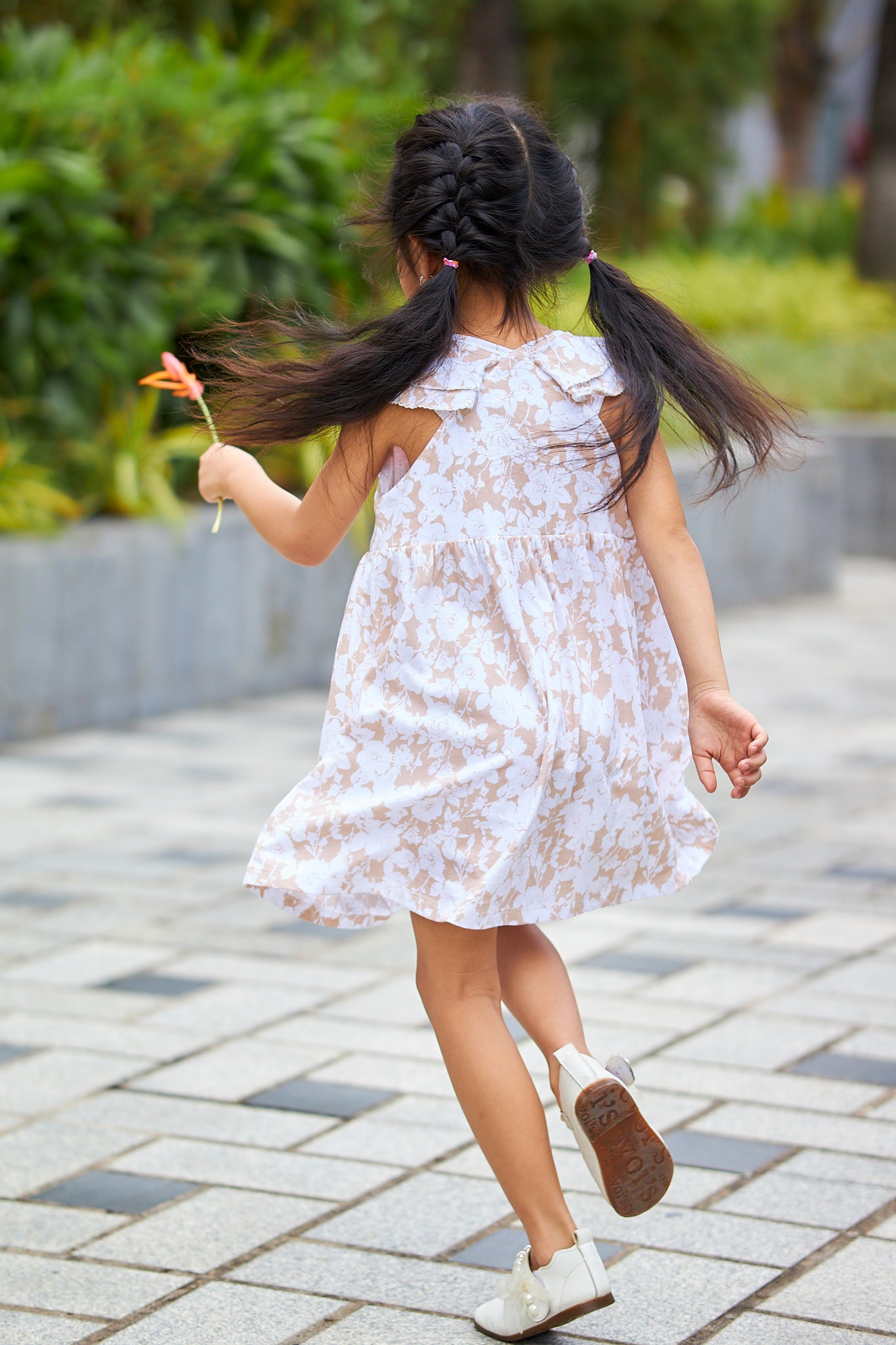 Kids Picot with Tassle Dress