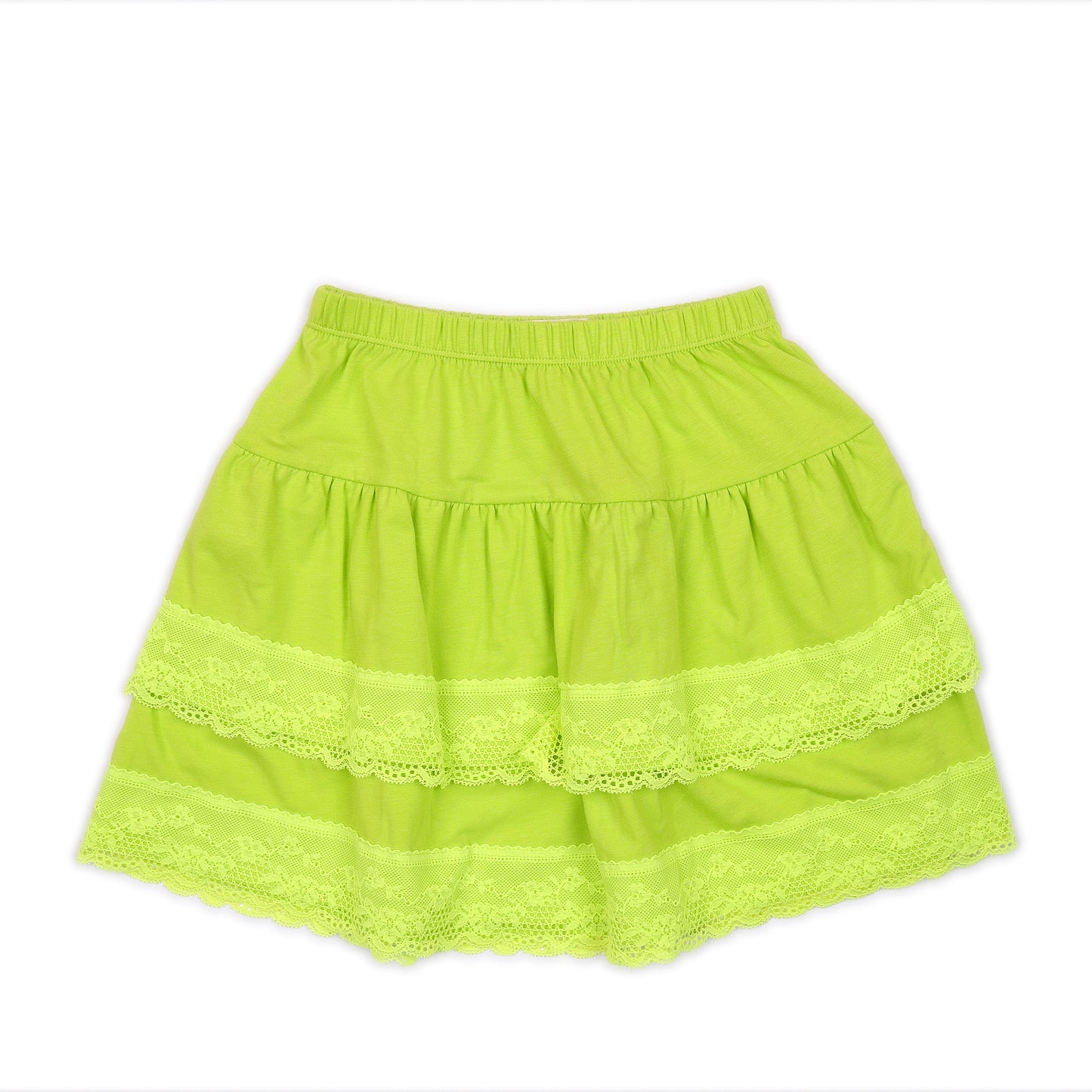 Kids Mesh Tiered Skirt
