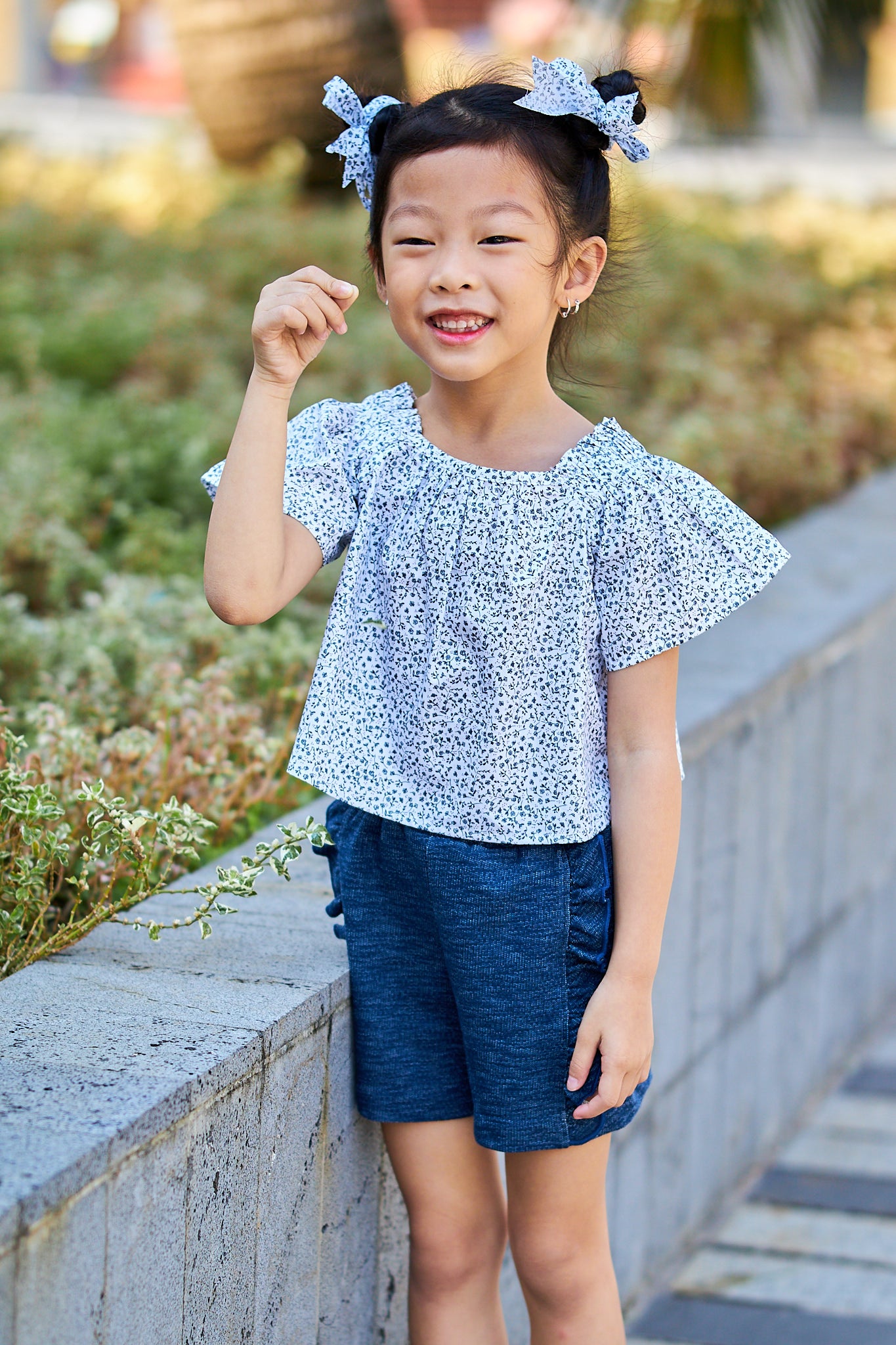 Kids short Sleeves Crop Top