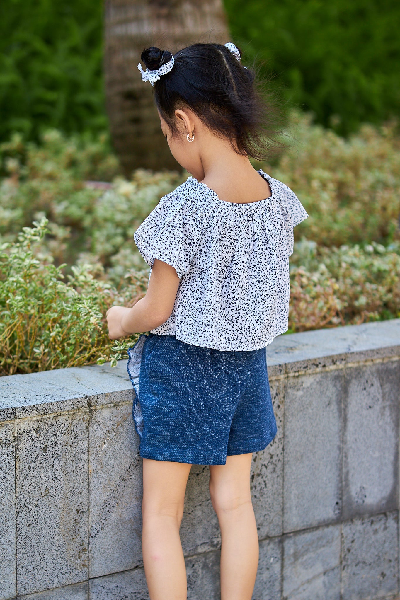 Kids short Sleeves Crop Top