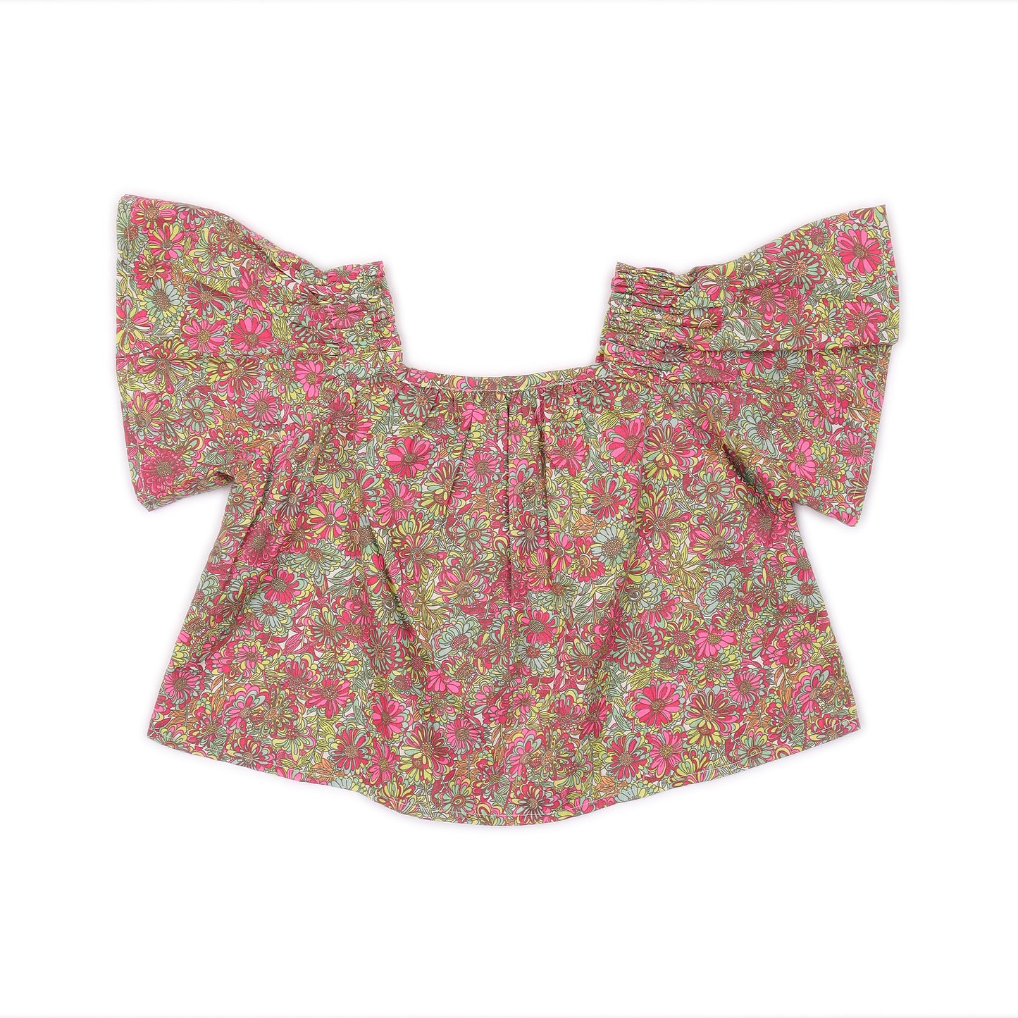 Kids short Sleeves Crop Top