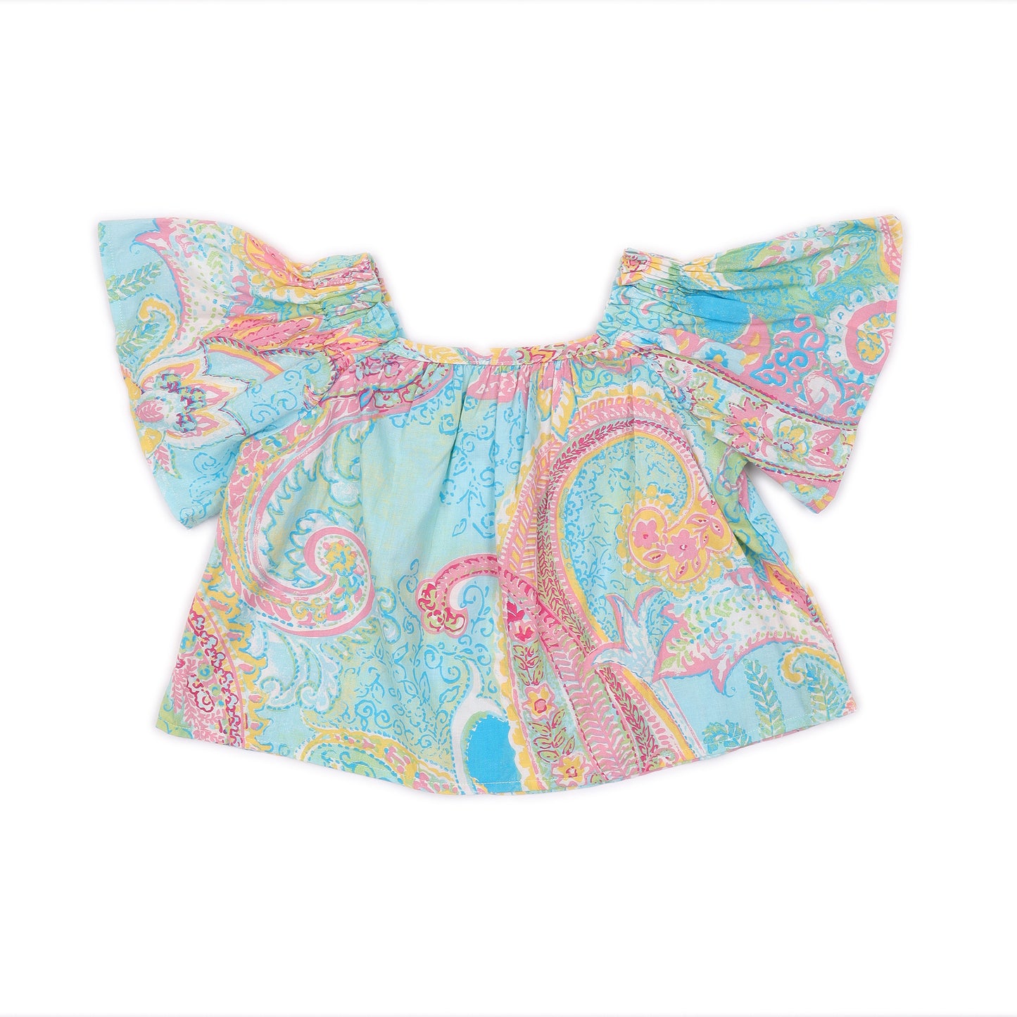 Kids short Sleeves Crop Top
