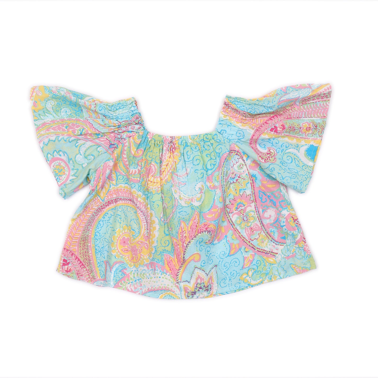 Kids short Sleeves Crop Top