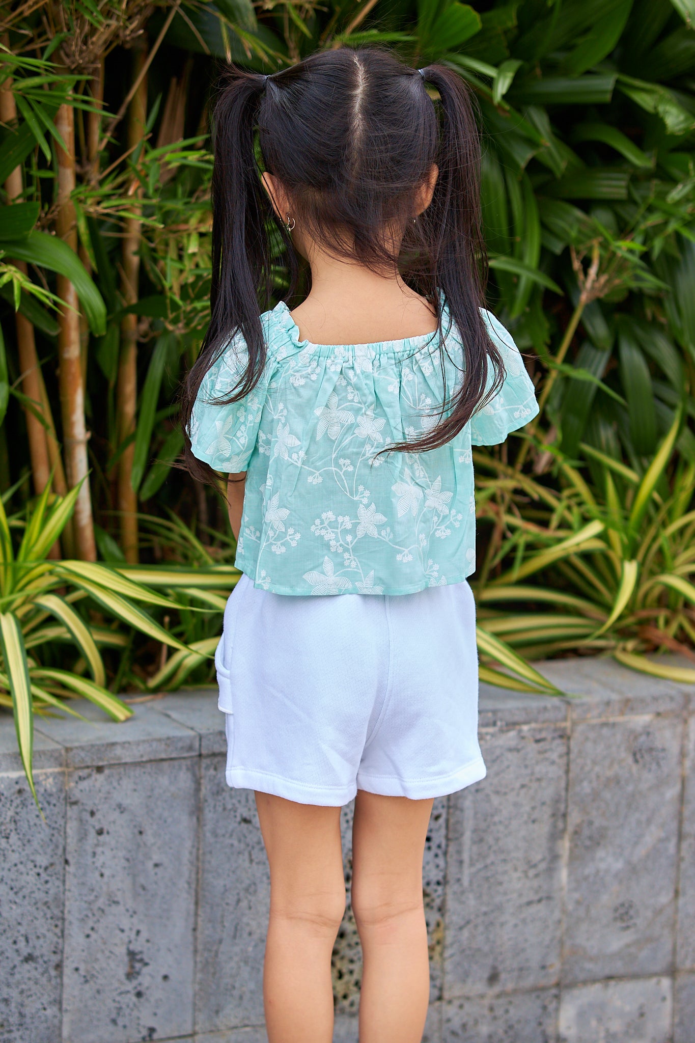 Kids short Sleeves Crop Top