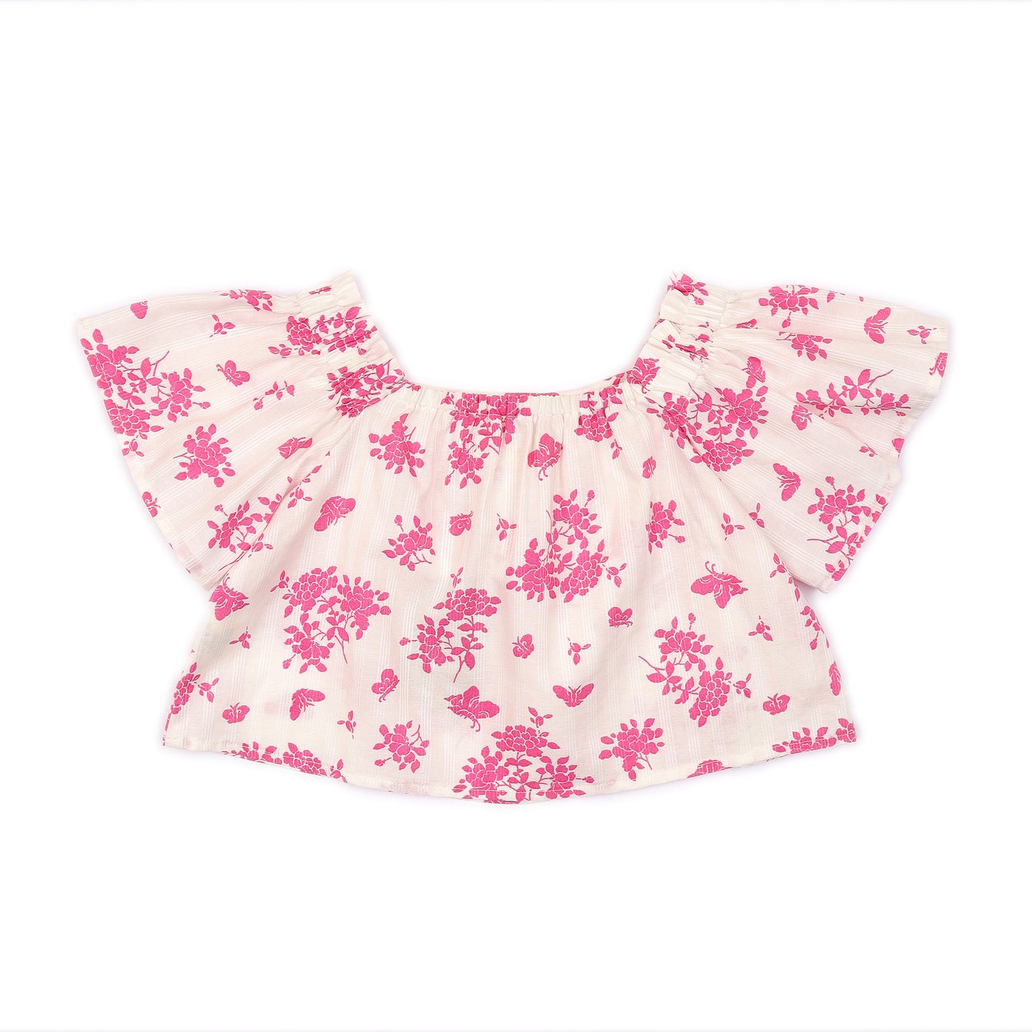Kids short Sleeves Crop Top