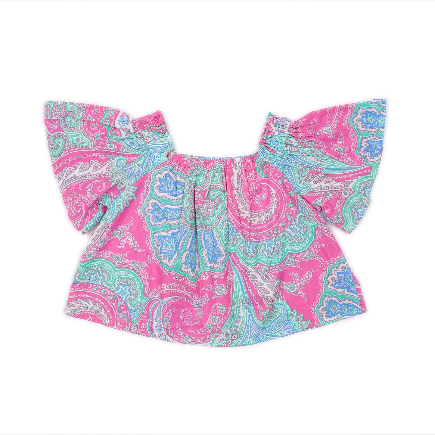 Kids short Sleeves Crop Top