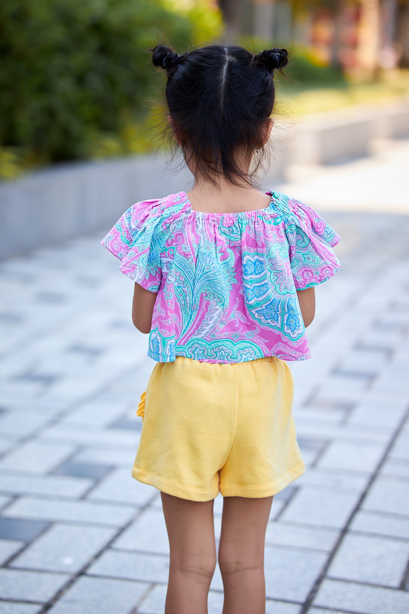 Kids short Sleeves Crop Top