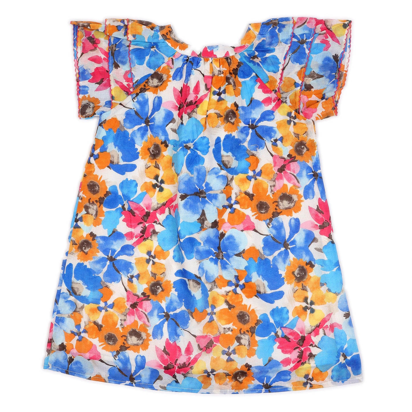 Kids Shift Picot Dress