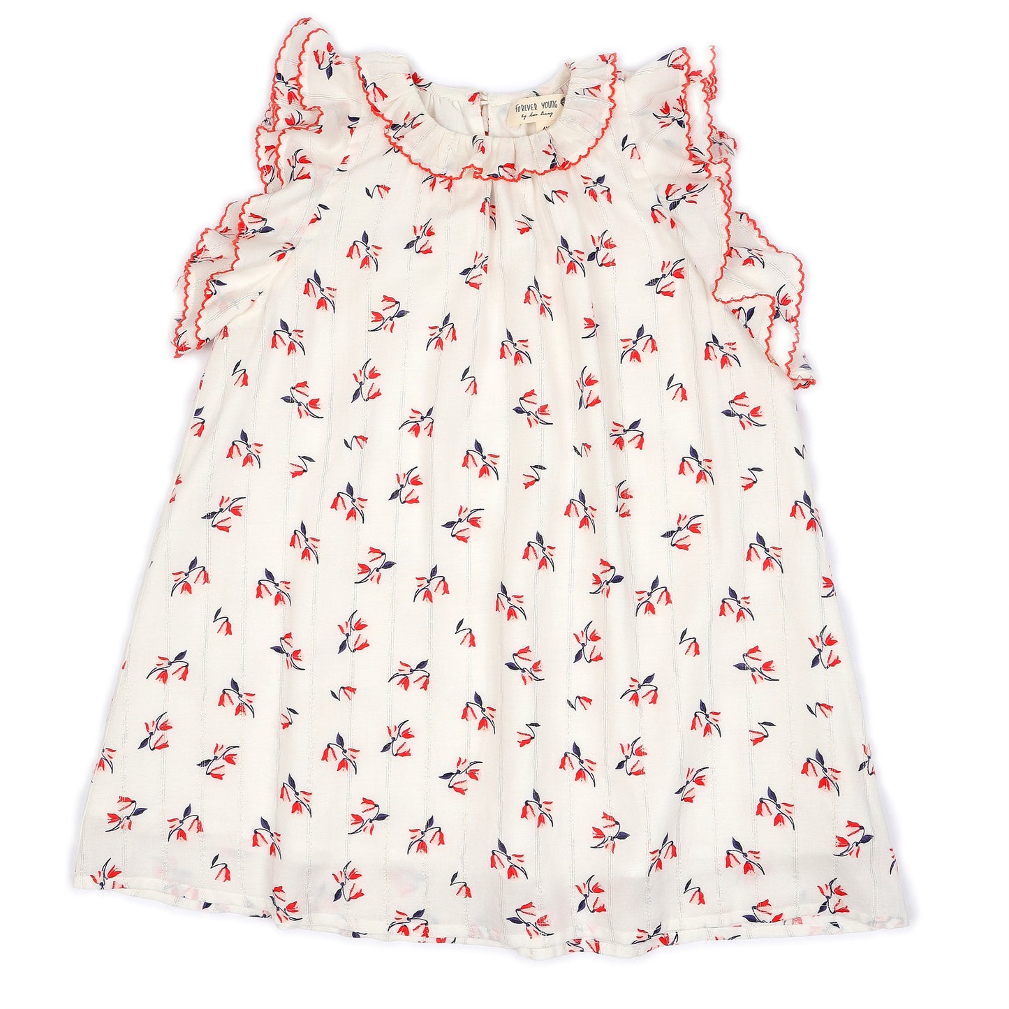 Kids Shift Picot Dress