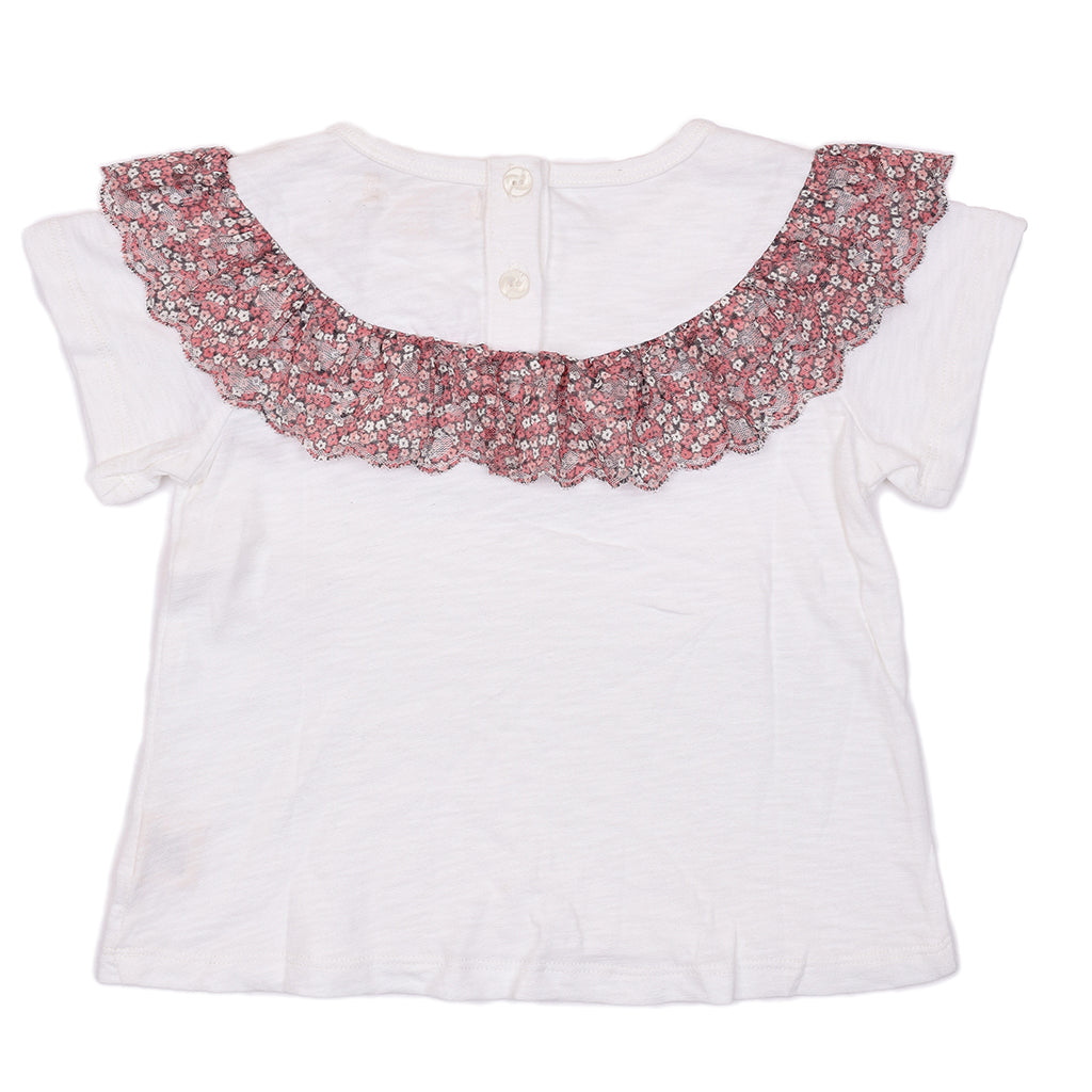 Kids Ruffle Crew Neck Top