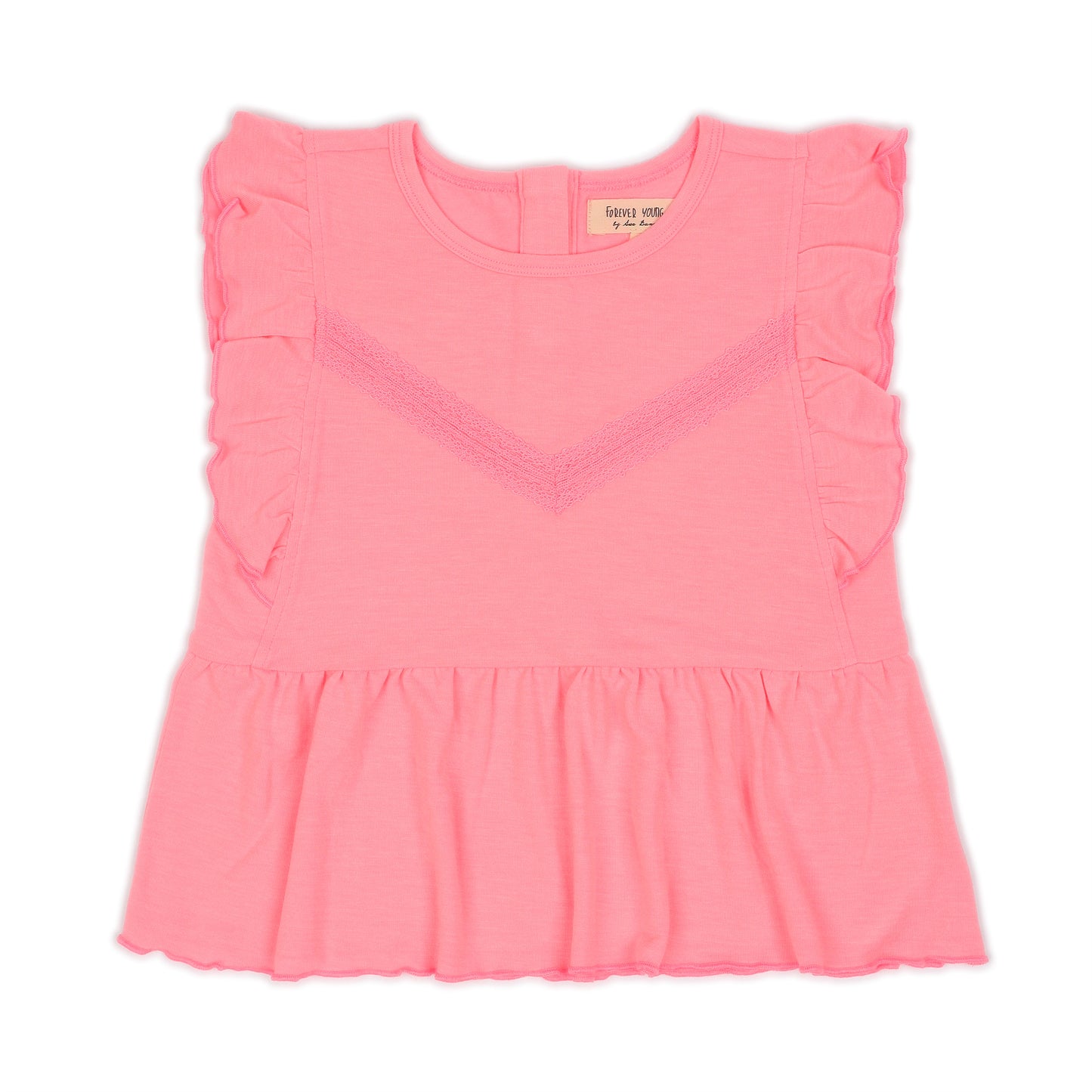Kids Ruffle Armhole Top
