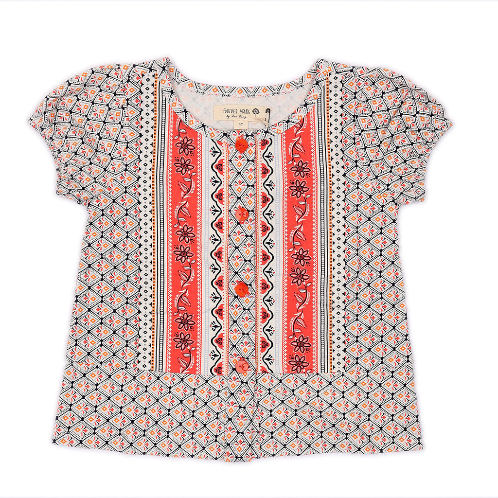 Kids Puff short Sleeve Top