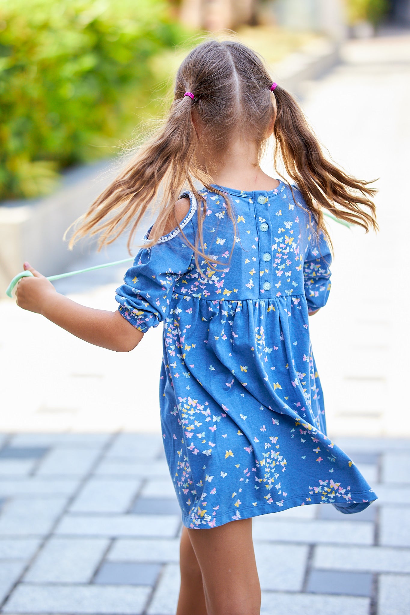 Kids Off Shoulder Dress