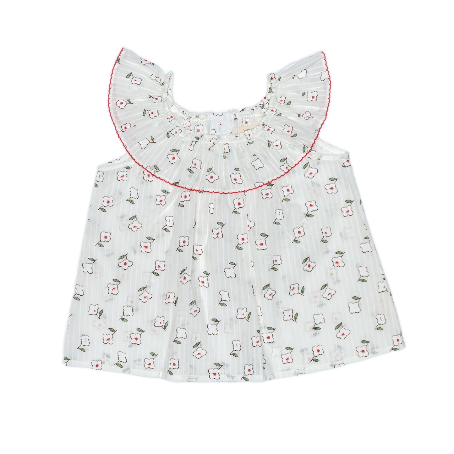 Kids Ruffle Collar Top
