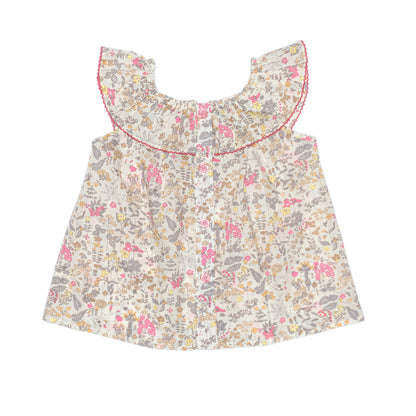 Kids Ruffle Collar Top