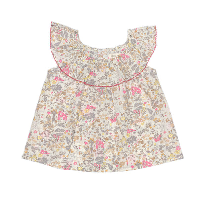 Kids Ruffle Collar Top