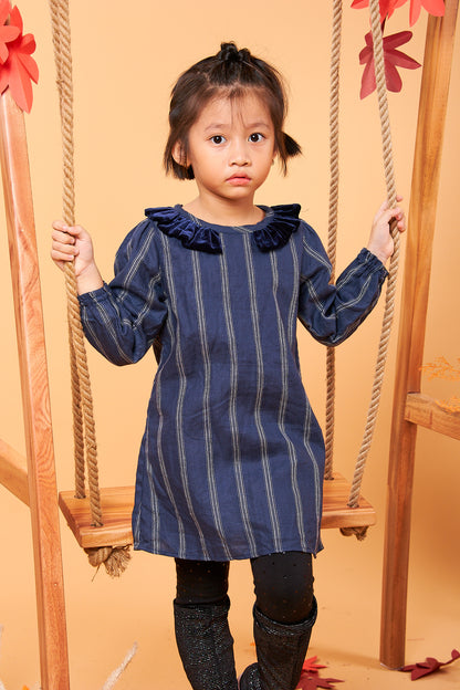Kids Puff Sleeves Dress
