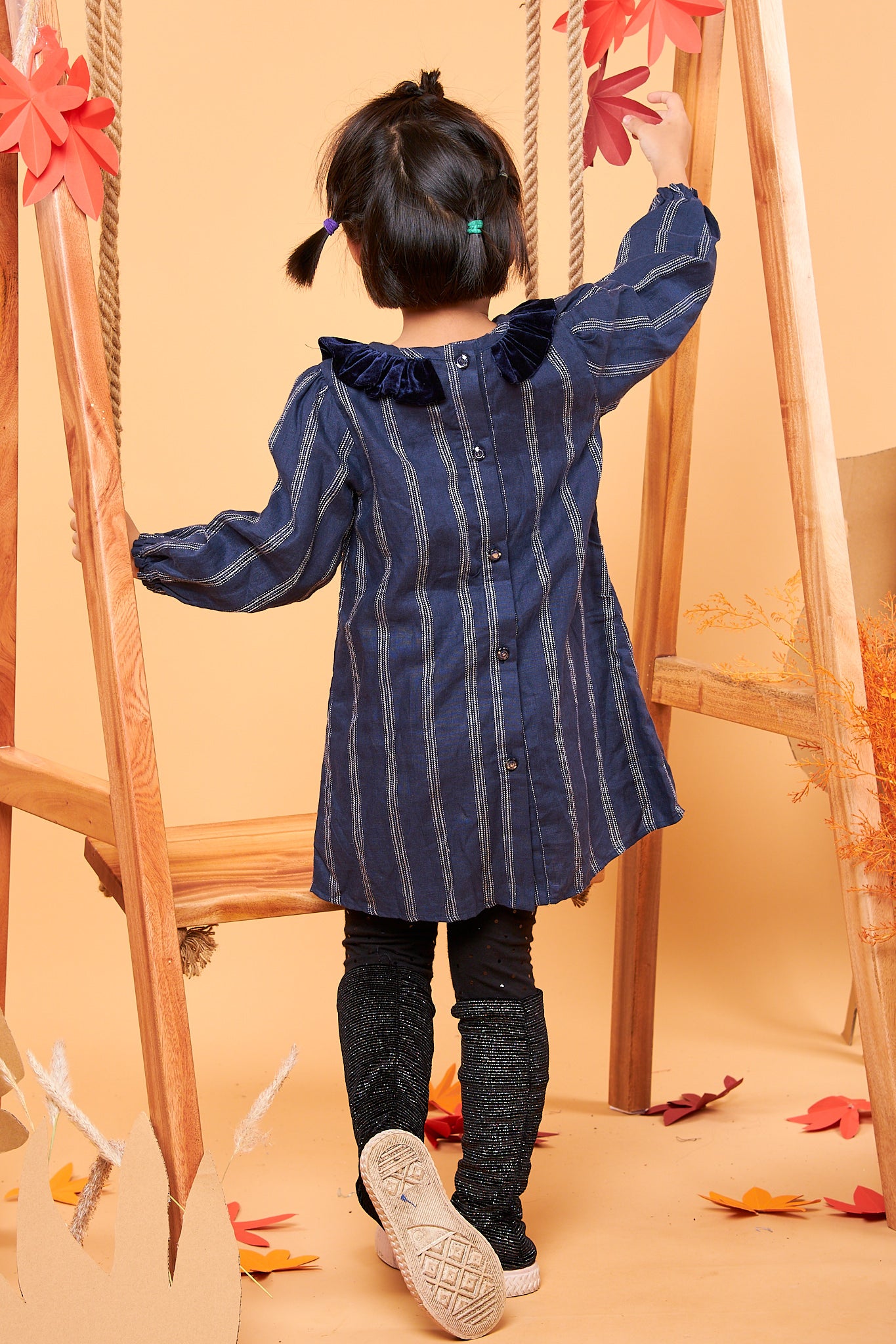 Kids Puff Sleeves Dress