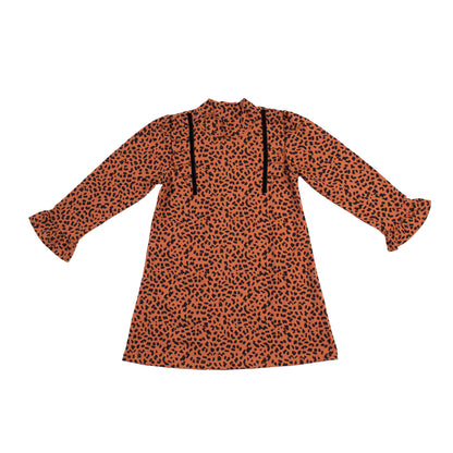 Kids Ruffle Sleeves Dress