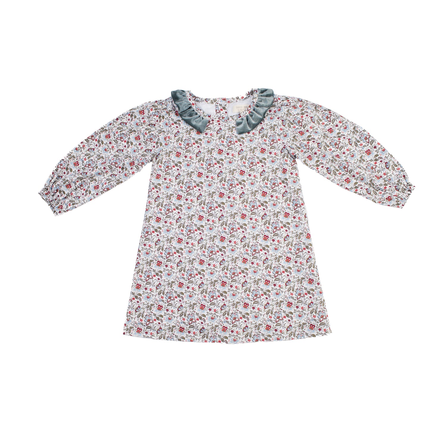 Kids Ruffle Collar Dress