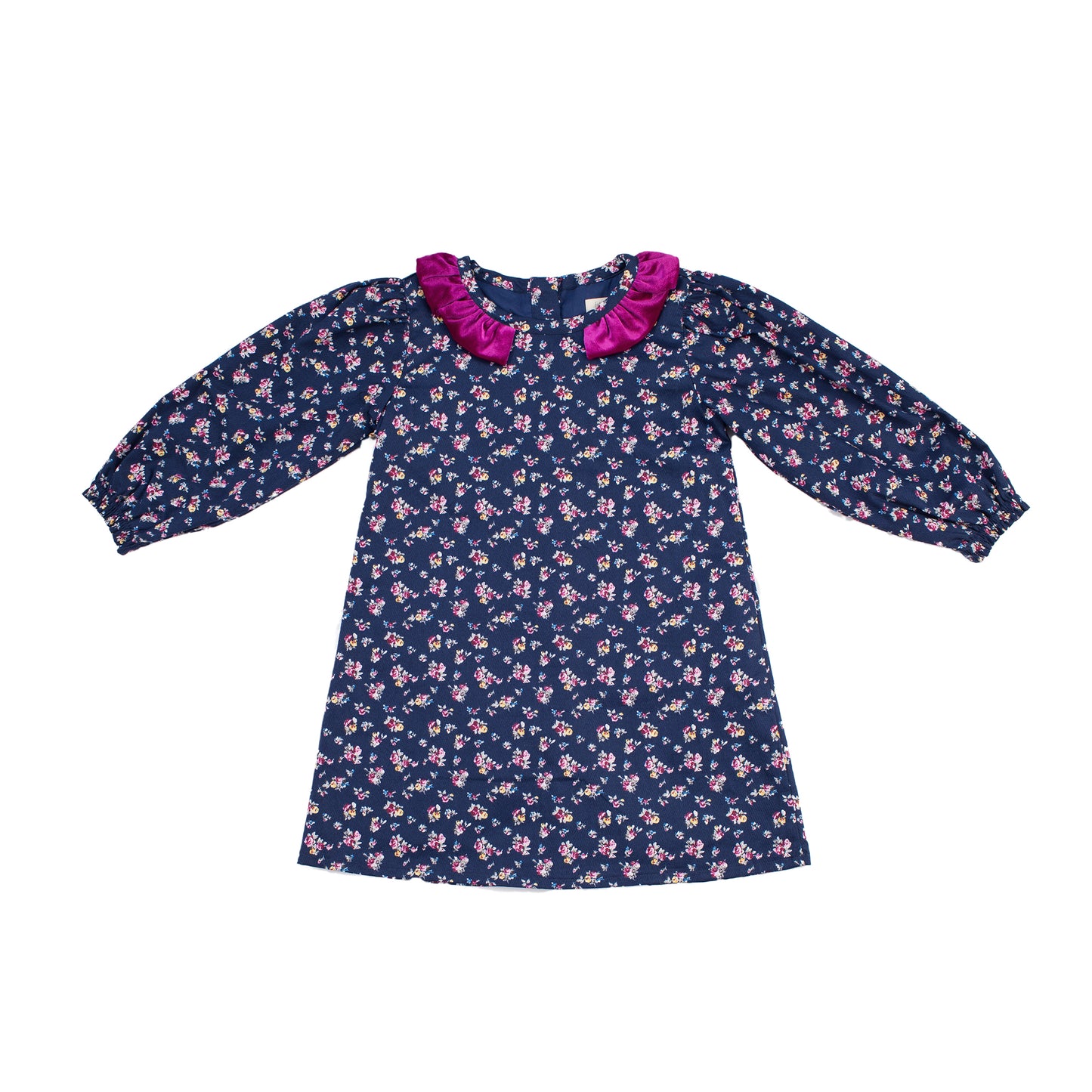 Kids Ruffle Collar Dress