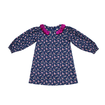 Kids Ruffle Collar Dress