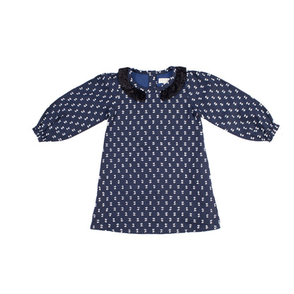 Kids Ruffle Collar Dress