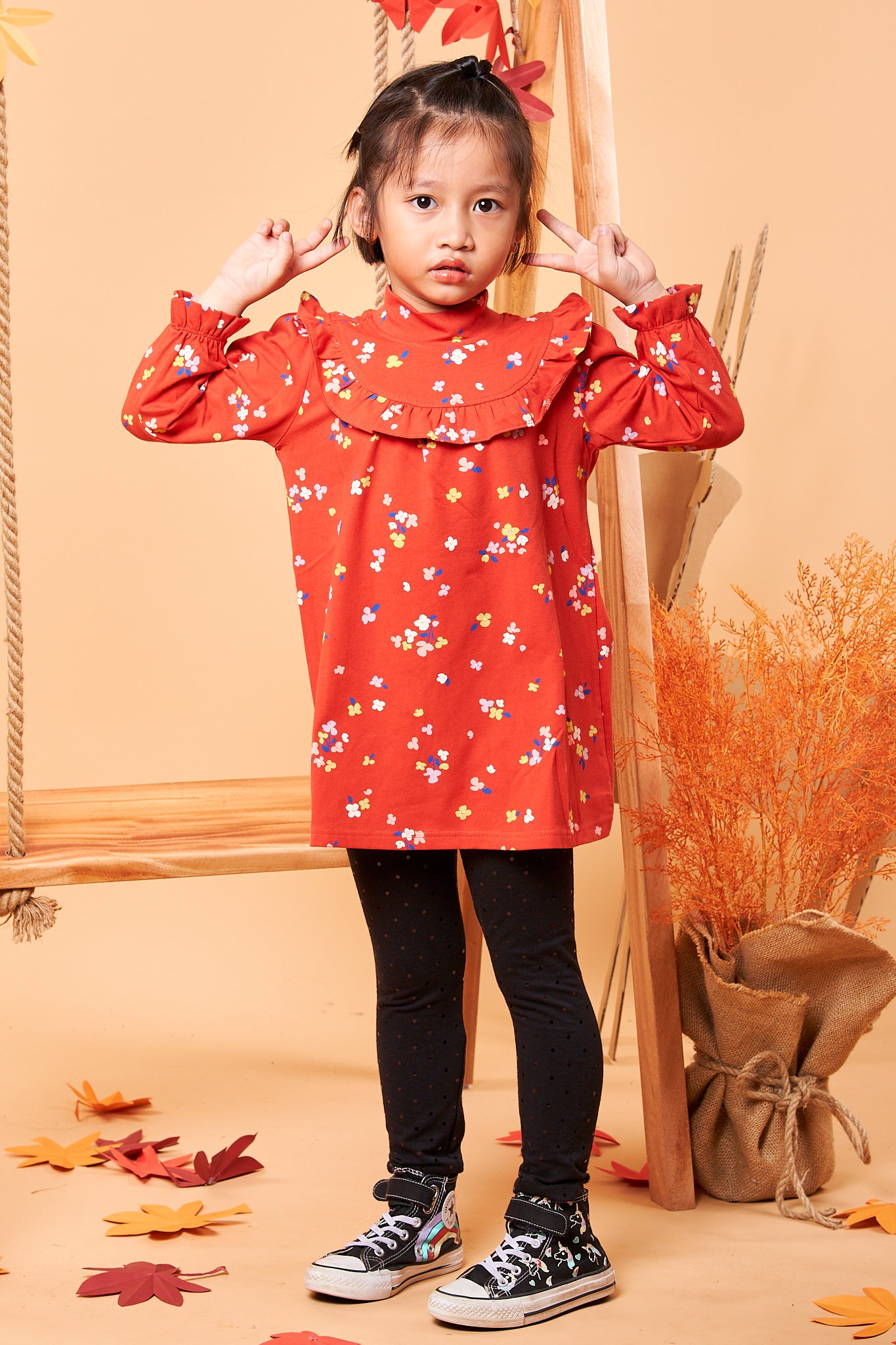 Kids Mockneck Dress