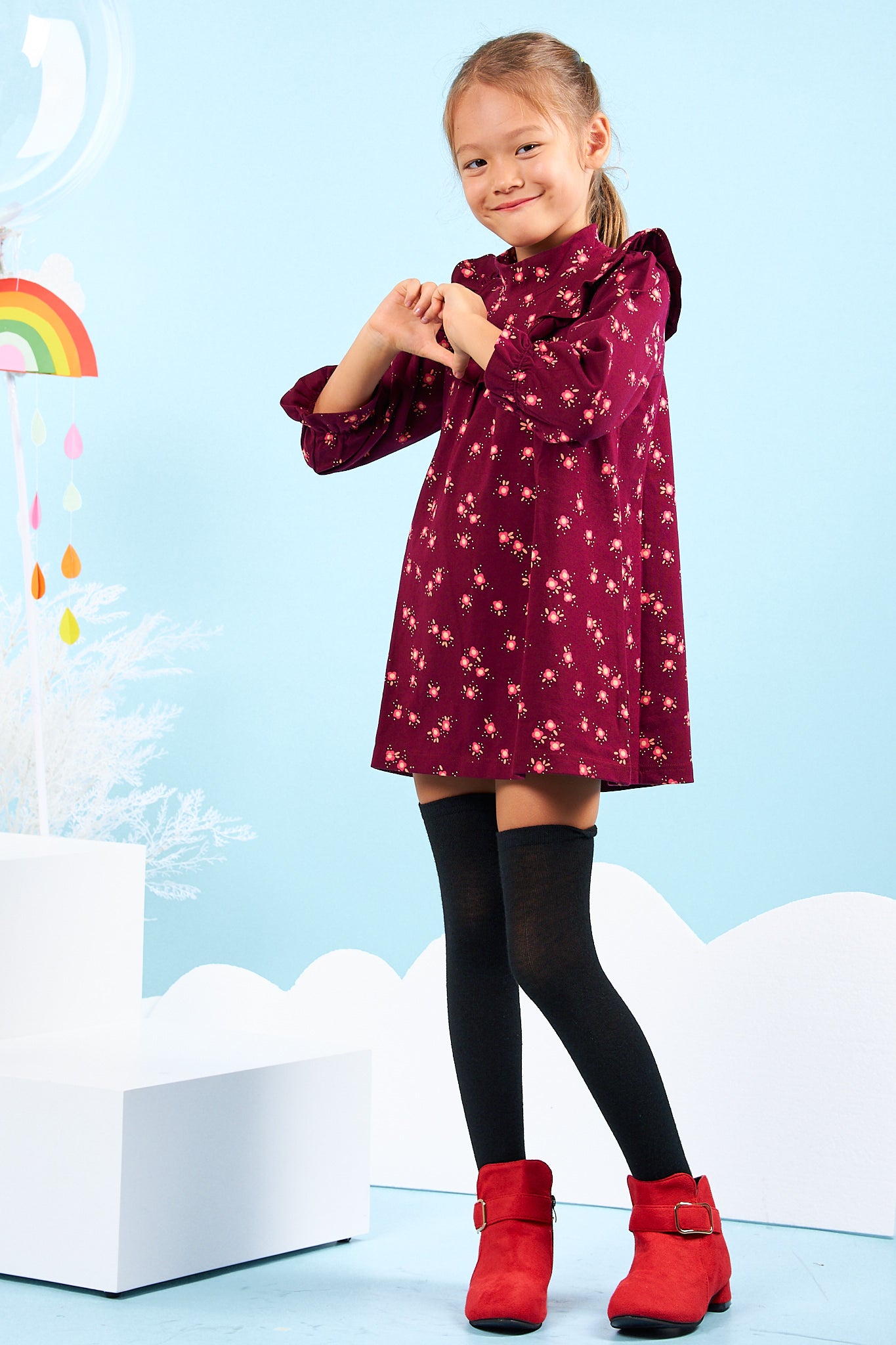 Kids Mockneck Dress