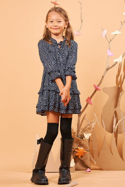Kids Ruffle Shift Dress