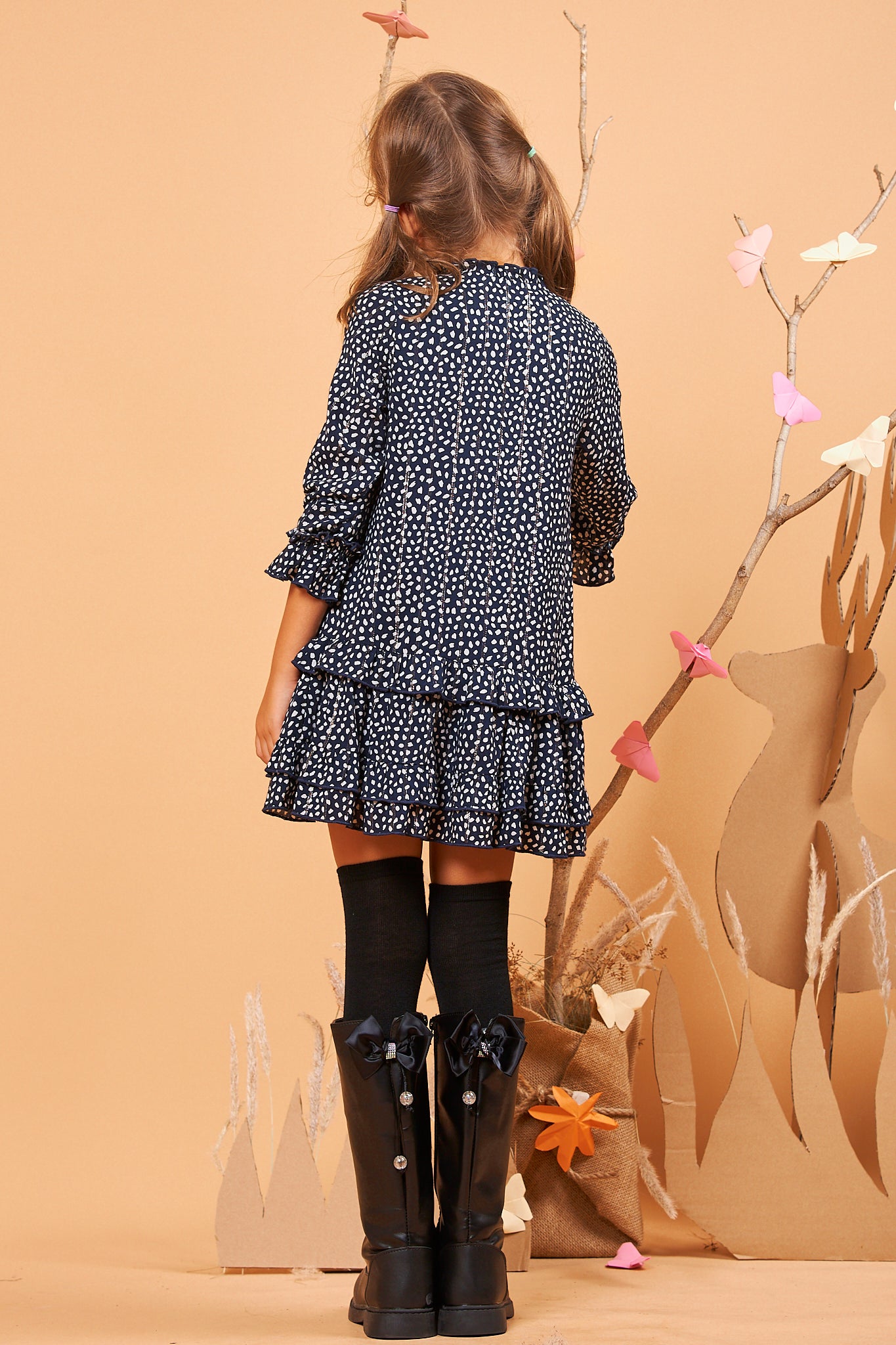 Kids Ruffle Shift Dress