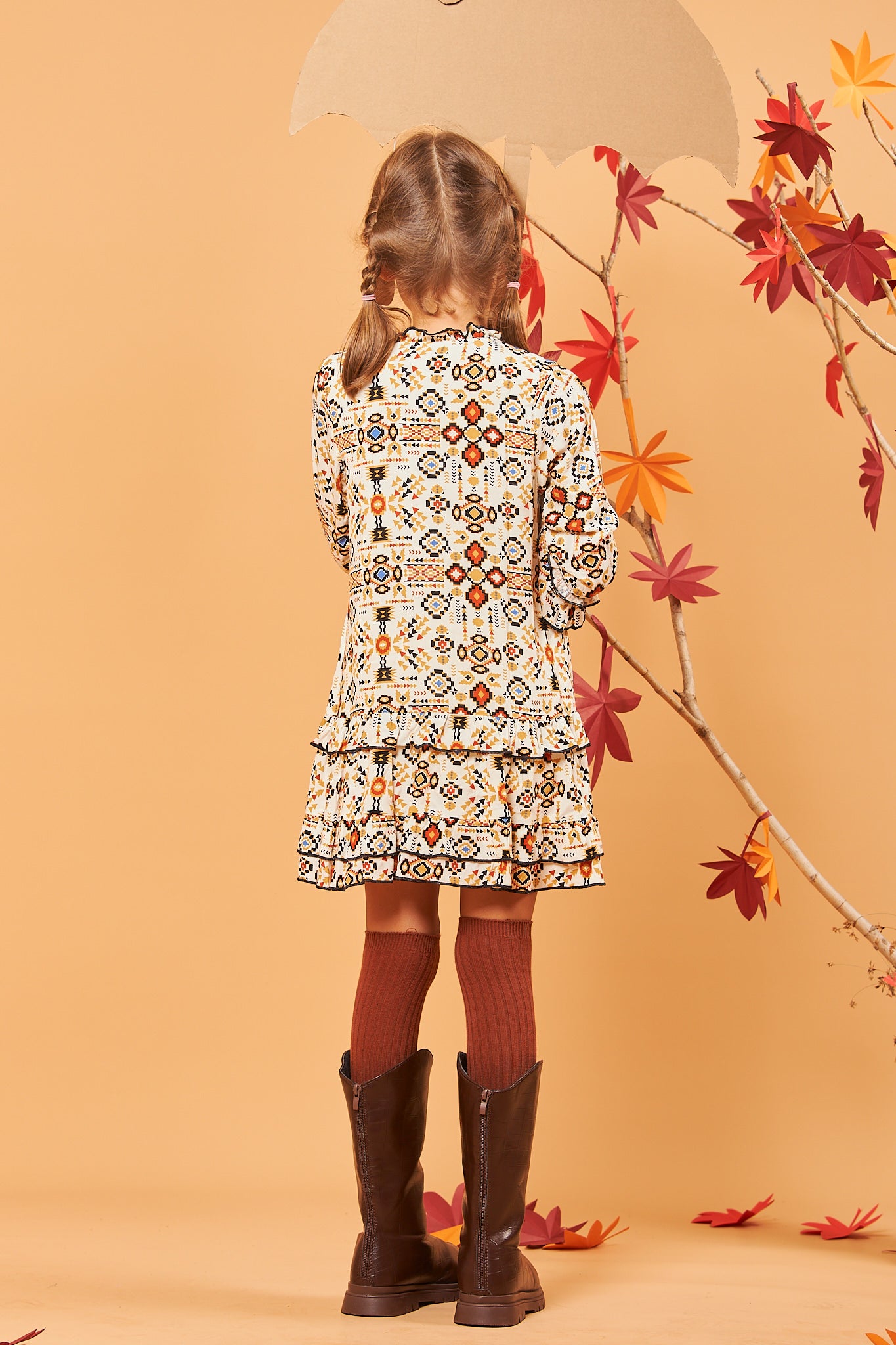 Kids Ruffle Shift Dress