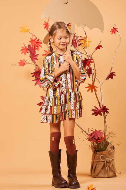 Kids Ruffle Shift Dress