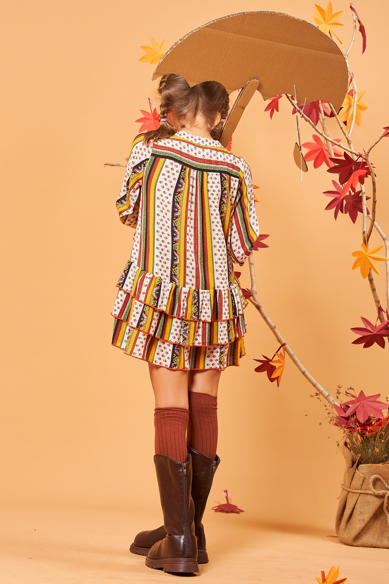 Kids Ruffle Shift Dress