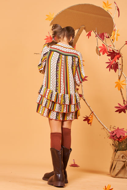 Kids Ruffle Shift Dress