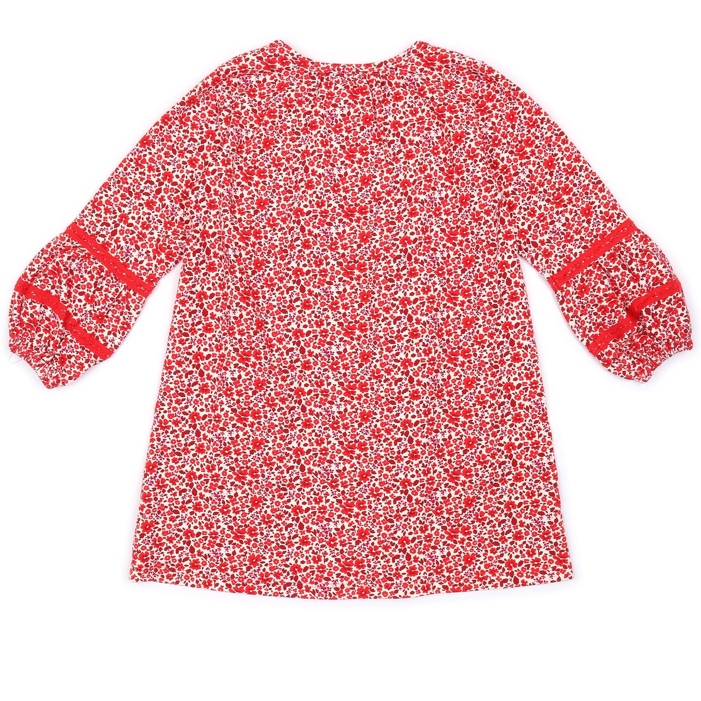 Kids Puff Sleeves Dress