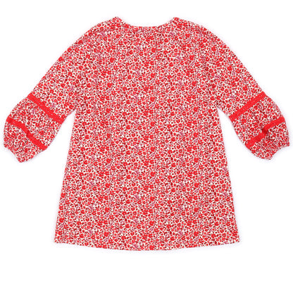 Kids Puff Sleeves Dress